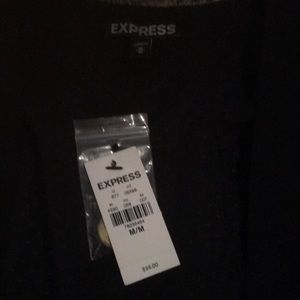 Express Black Blazer with Gold Buttons Medium NWT